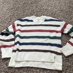 Striped Multicolor Women's Sweater